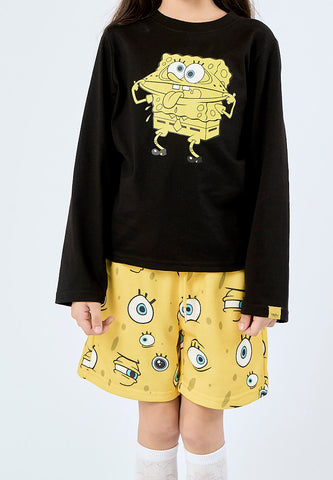 Mossimo Kids Black Spongebob Long Sleeve Top