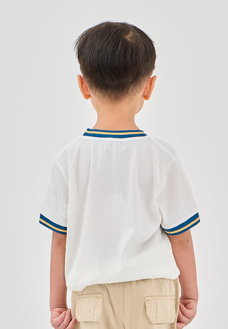 Mossimo Kids Kenzo Snow White Ribbed Shirt