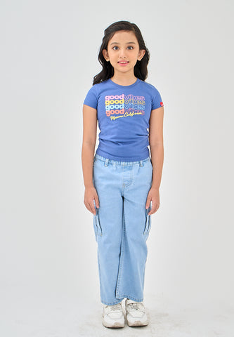 Mossimo Kids Geralyn Blue Basic Tshirt