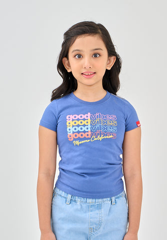 Mossimo Kids Geralyn Blue Basic Tshirt