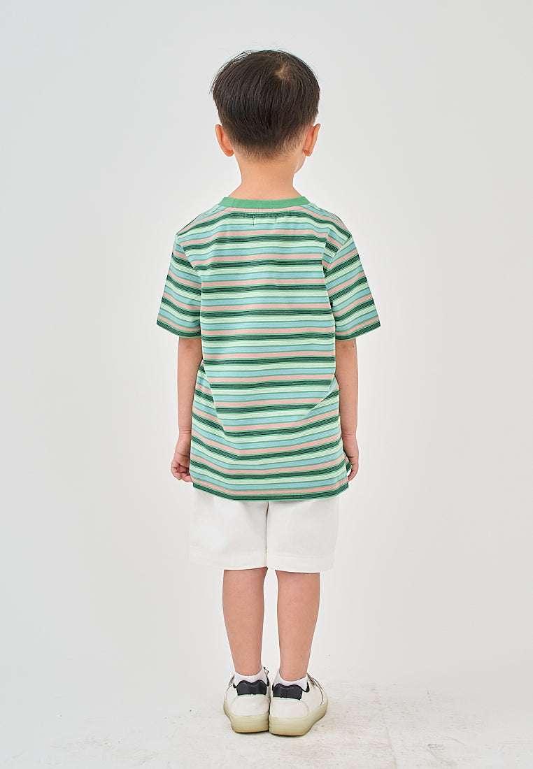 Mossimo Kids Kyler Green Stripes Tshirt