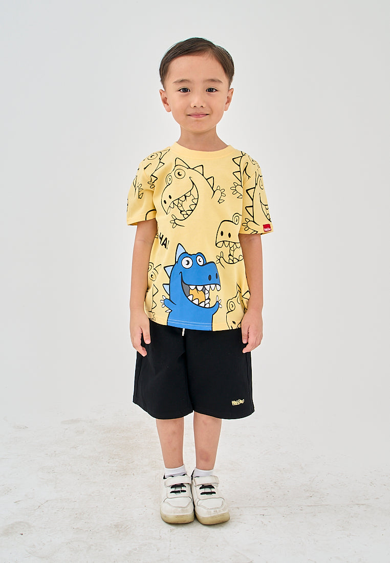 Mossimo Kids Jameson Yellow Black Boys Short Set