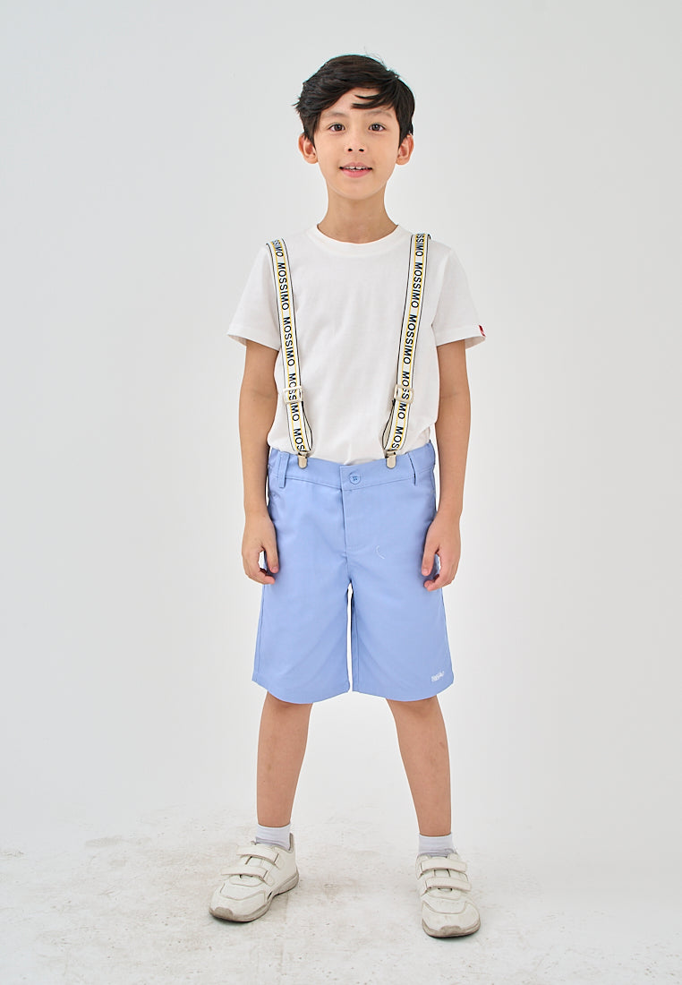 Mossimo Kids Kylo White and Light Blue Boys Short Set