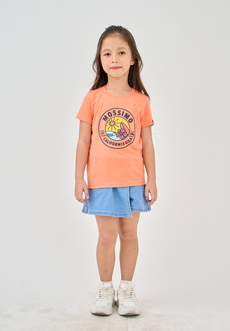 Mossimo Kids Bea Apricot Orange Basic Tshirt