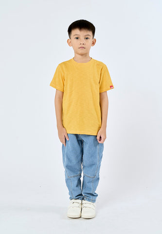 Mossimo Kids Axton Yellow Round Neck Regular Tshirt