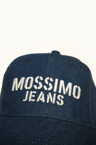 Mossimo Kids Dark Blue Embroidered Denim Cap