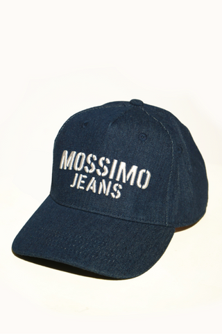 Mossimo Kids Dark Blue Embroidered Denim Cap