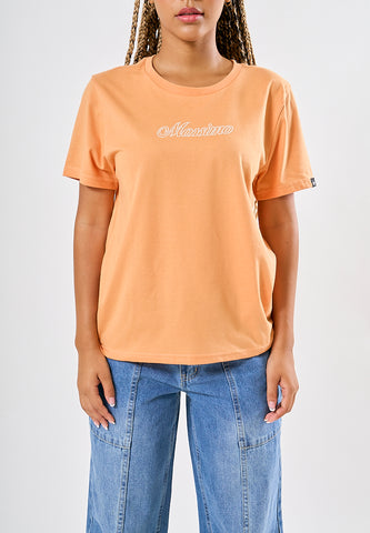 Mossimo Talia Light Orange Classic Fit Tee