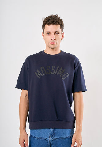 Mossimo Navy Blue Stefano Oversized Fashion Top