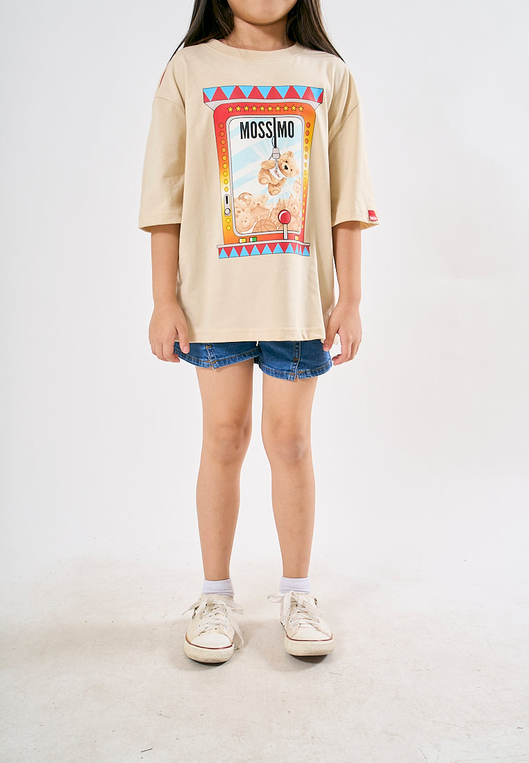 Mossimo Kids Kim Beige Oversized Fit Tee