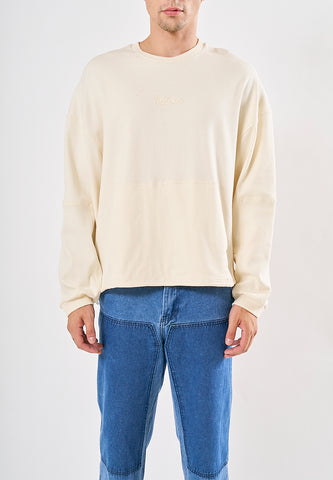 Mossimo Javier Light Beige Loose Long Sleeves