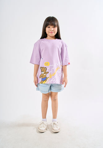 Mossimo Kids Keith Lavander Oversized Fit Tee