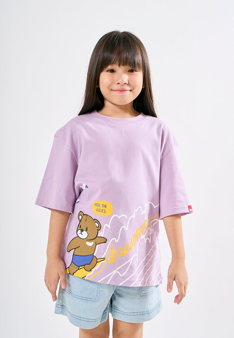 Mossimo Kids Keith Lavander Oversized Fit Tee