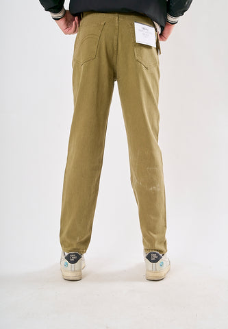 Mossimo Nicolai Fatigue Green  Relaxed Five Pocket Jeans