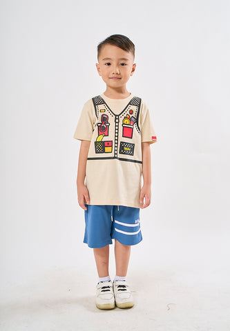 Mossimo Kids Xanti Beige Graphic Tshirt