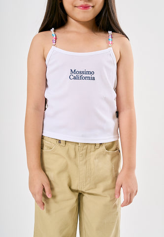 Mossimo Kids Ariana White Tank Top