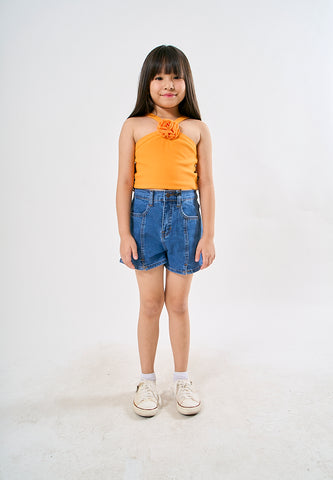 Mossimo Kids Lizette Apricot Orange Halter Top