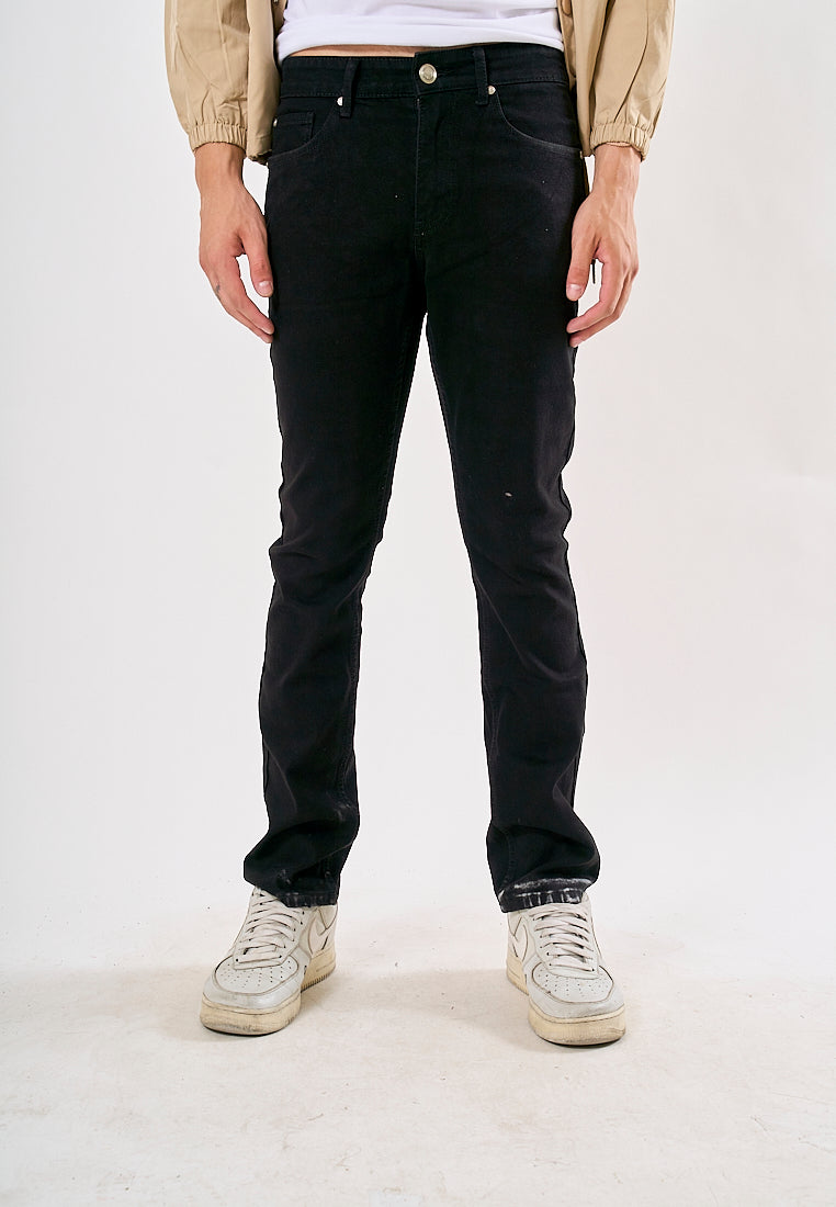 Mossimo Jovanie Black Most Wanted  Slim Straight Jeans