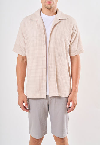 Mossimo Jerson Wheat Short Sleeves Buttondown