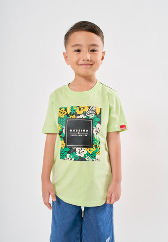 Mossimo Kids Jover Light Green Graphic Tshirt