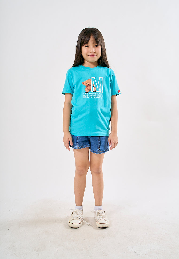 Mossimo Kids Frankie Teal Mossybear Tshirt