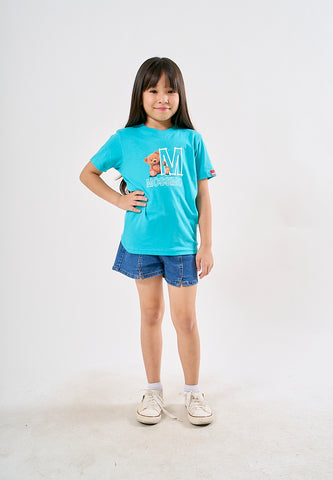 Mossimo Kids Frankie Teal Mossybear Tshirt