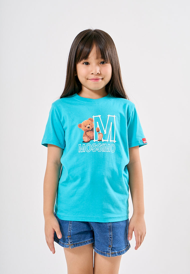 Mossimo Kids Frankie Teal Mossybear Tshirt