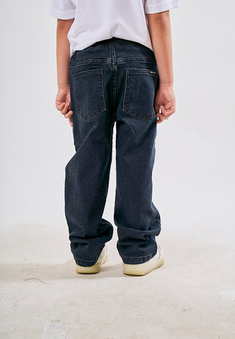 Mossimo Kids Errol Dark Gray Four Pocket Garterized Denim Jeans