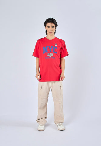 Mossimo Arvy Red Comfort Fit Tee