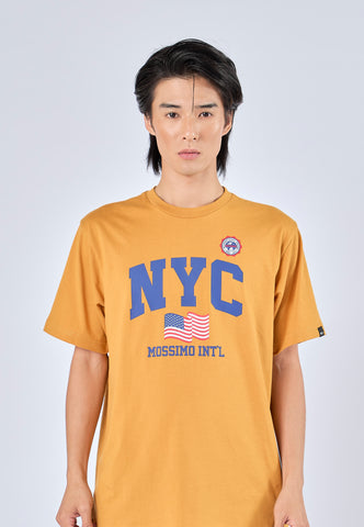 Mossimo Arvy Mustard Yellow Comfort Fit Tee