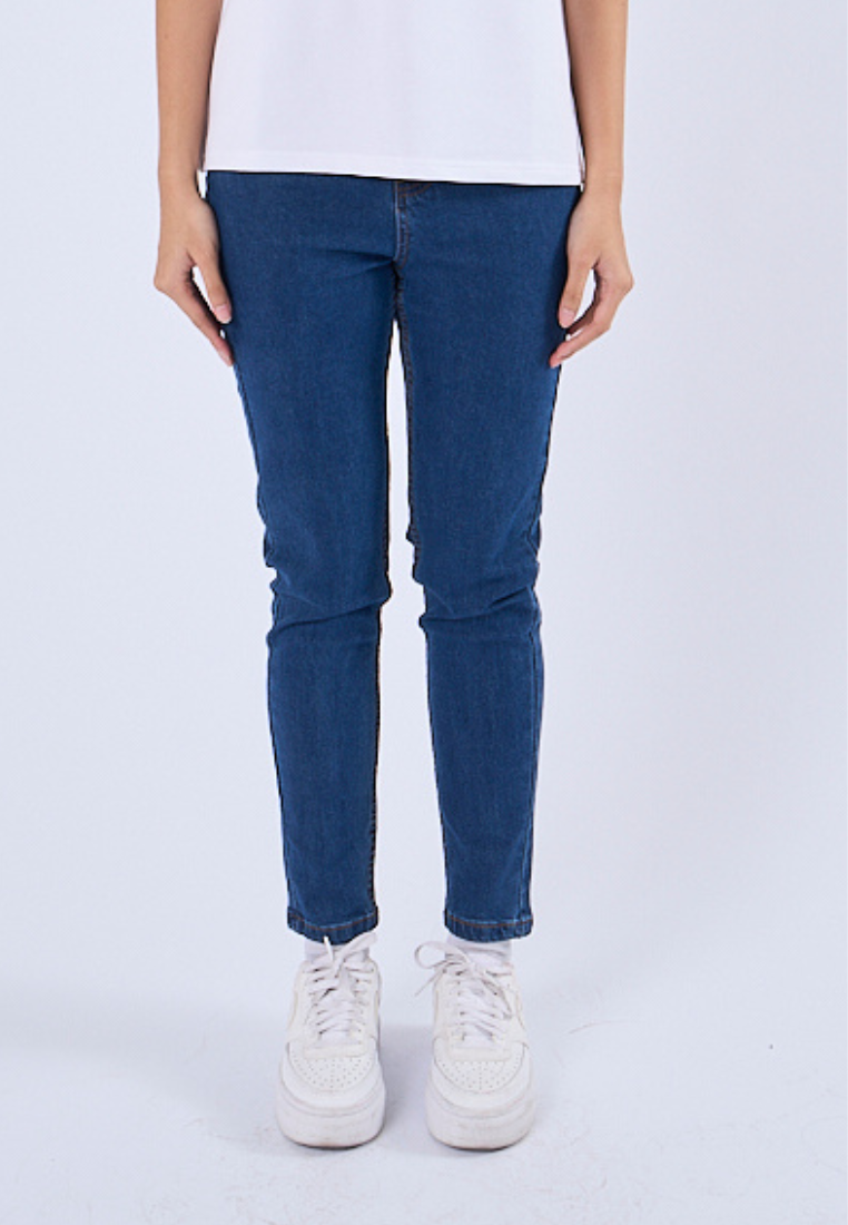 Mossimo Elara Medium Blue Five Pocket Skinny Jeans