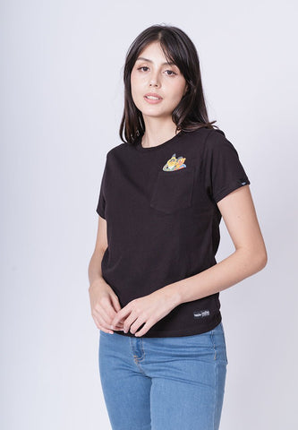 Black with Bert and Ernie Sesame Street Design Classic Fit Tee - Mossimo PH