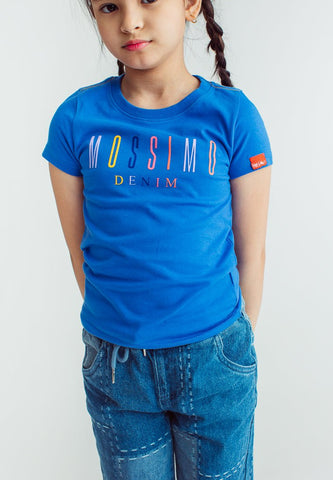 Girls Basic Tshirt with High Density Print Kids - Mossimo PH