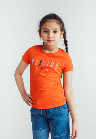 Girls Basic Tshirt with High Density Print Kids - Mossimo PH