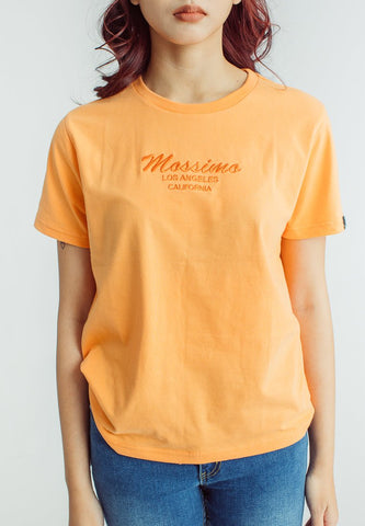 Mossimo Apricot Crush with L.A Cali Embroidery Classic Fit Tee - Mossimo PH