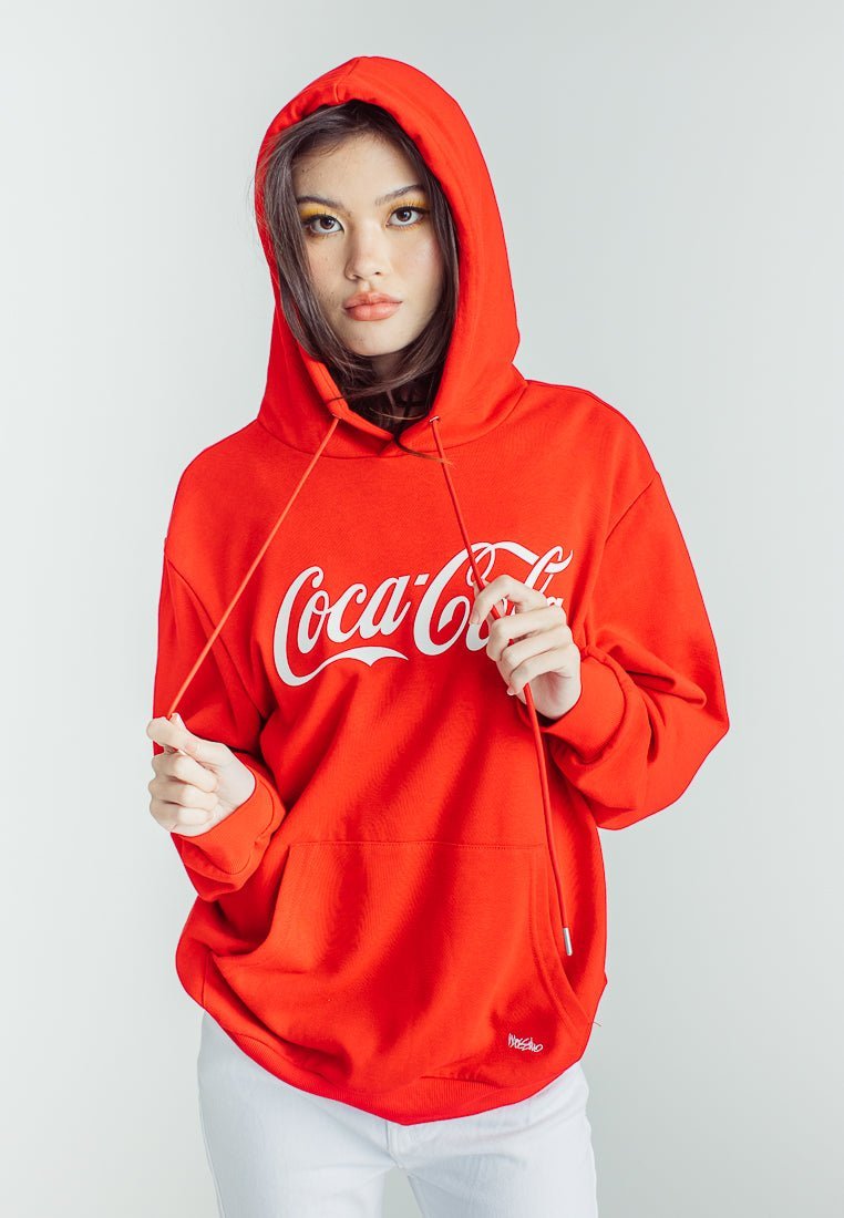 Mossimo Coca Cola Modern Fit Red Hoodie with Flat Print - Mossimo PH