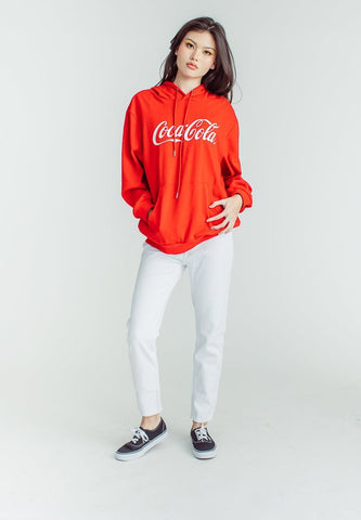 Mossimo Coca Cola Modern Fit Red Hoodie with Flat Print - Mossimo PH