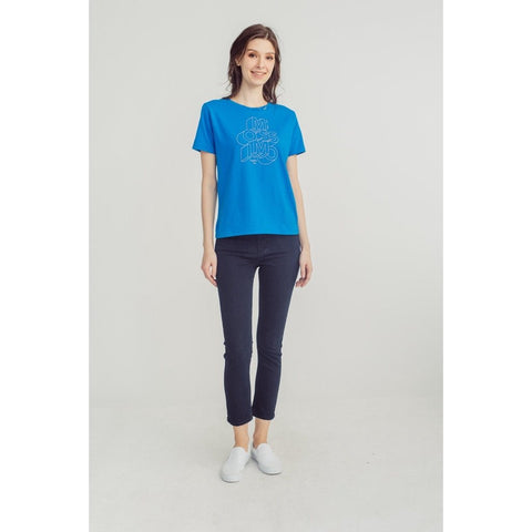 Mossimo Daphne with High Density Big Branding Outline Classic Fit Tee - Mossimo PH