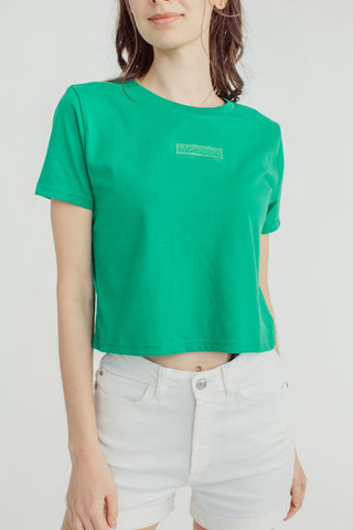 Mossimo Jellybean with Small Branding Embroidery Classic Cropped Tee - Mossimo PH