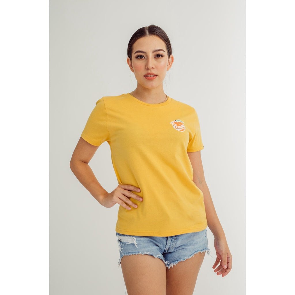 Mossimo Ochre Small Graphic Design Classic Fit Tee - Mossimo PH