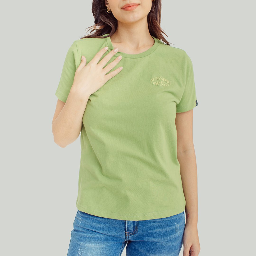 Mossimo Peridot High Density Small Branding Classic Fit Tee - Mossimo PH