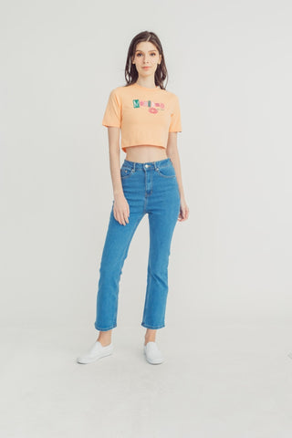 Mossimo Premium with Mossimo Big Branding Retro Cropped Fit Tee - Mossimo PH