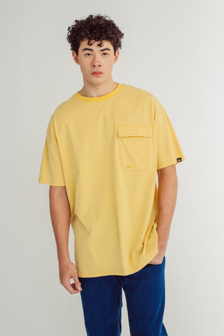 Ochre Fashion Round Neck with Flap Pocket Relaxed Fit - Mossimo PH