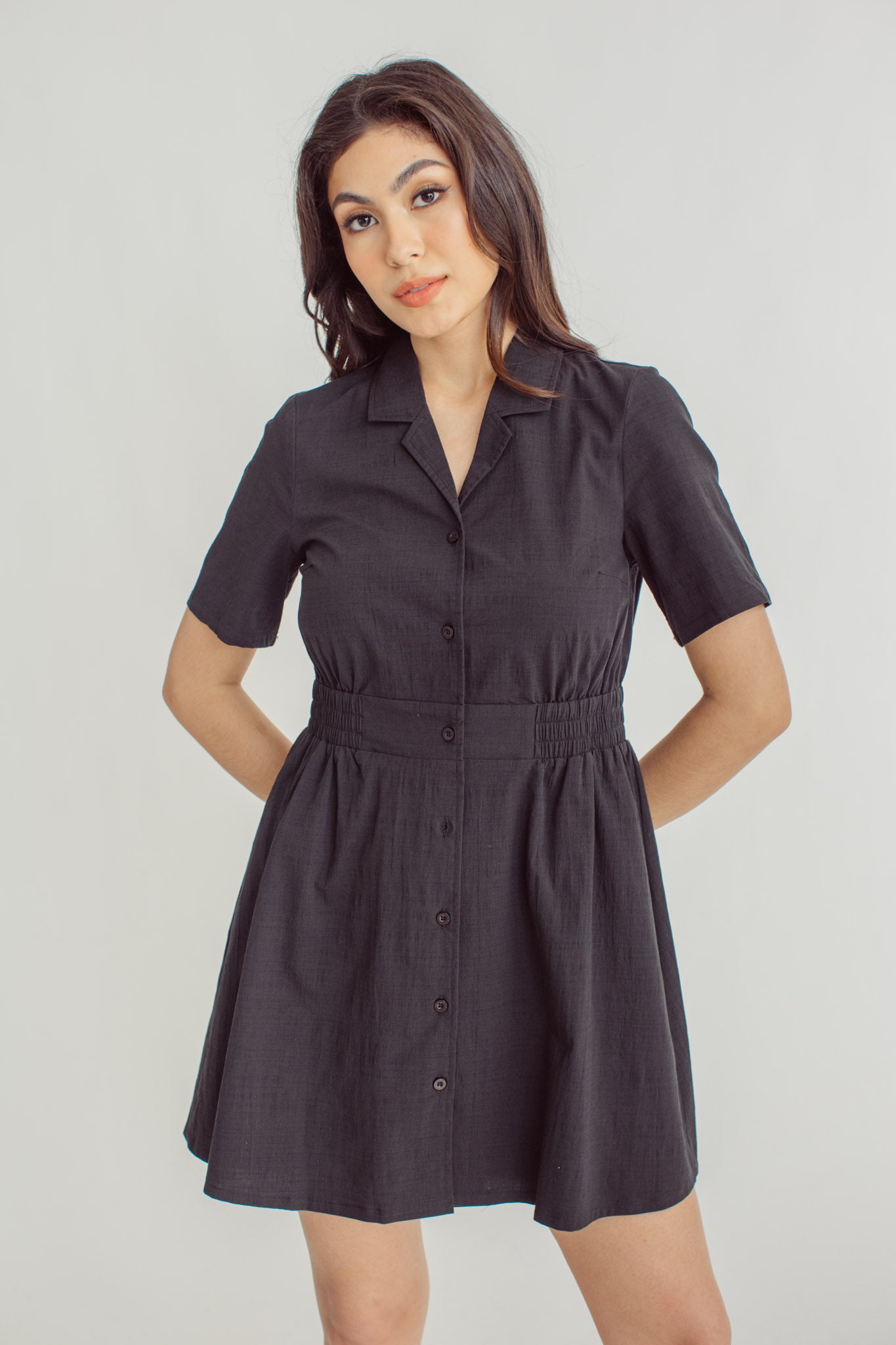 Vanessa Button Down with Cinched Waist Dress – Mossimo PH