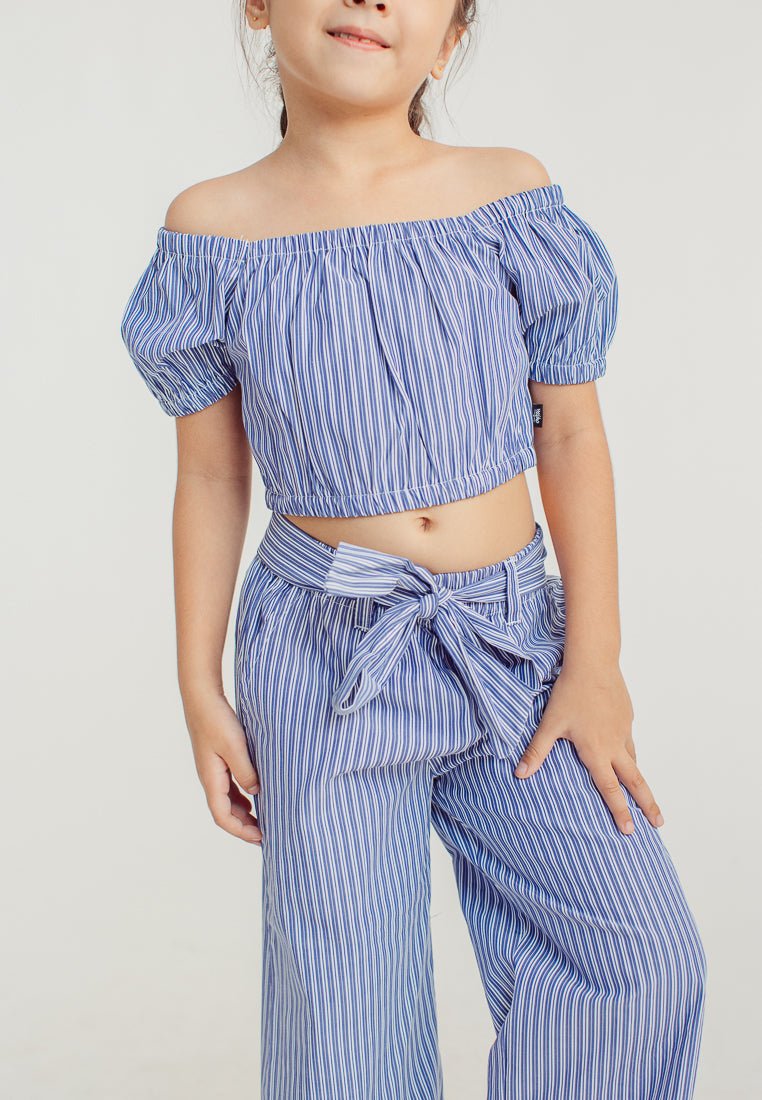 Mossimo Kids Girls Aila Seacrest Cropped Top and Wide Leg Pants